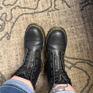 Dr. Martens Black Combat Boots